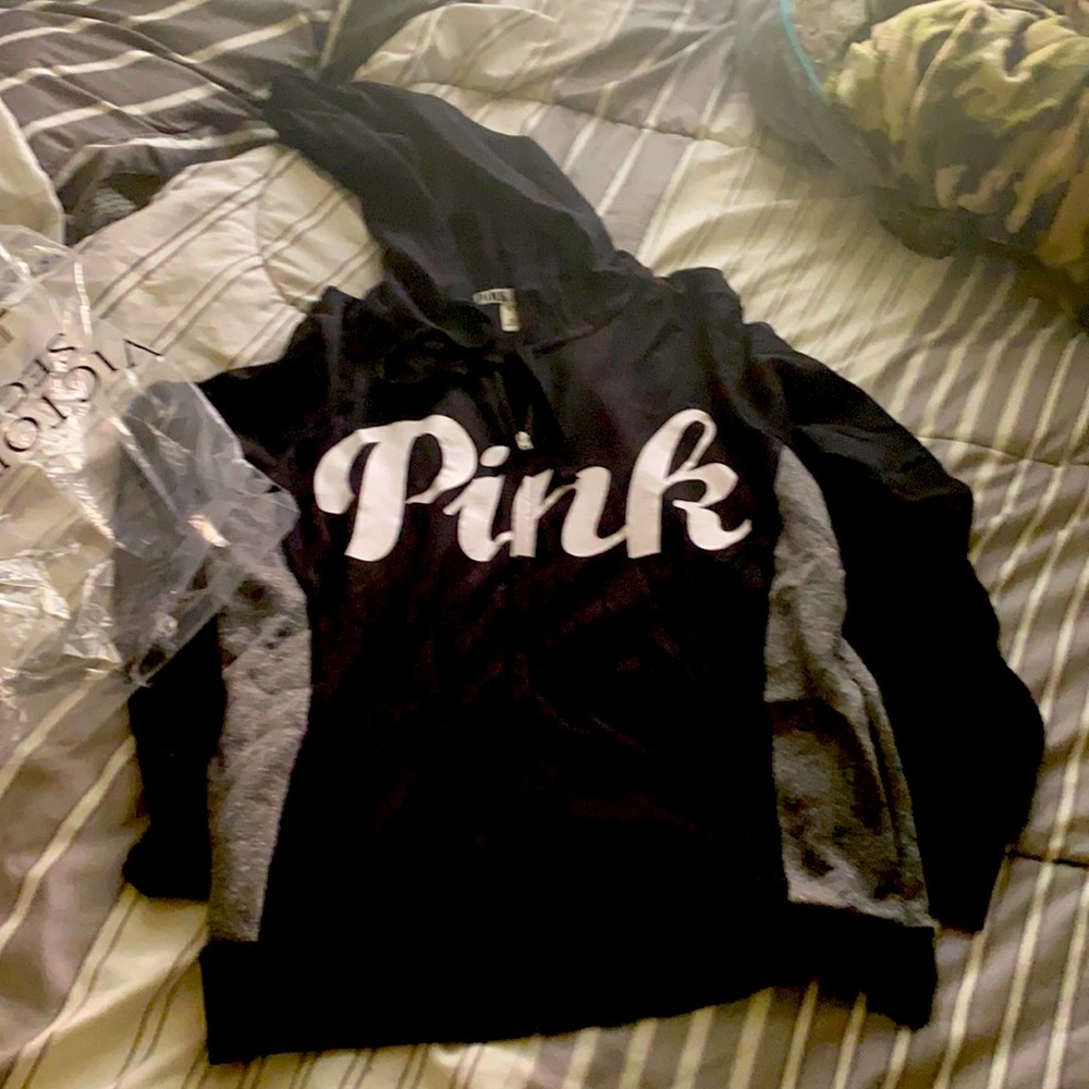Pink zip hoodie